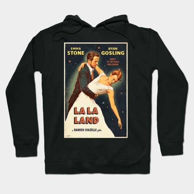 La La Land vintage poster Hoodie by EduardoLimon